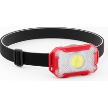 3 Modlu Pilli Kafa Lambası Kampçı Tamirci Balıkçı Outdoor Kafa Feneri Işığı Dörtgen K4108