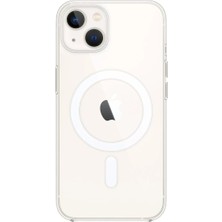 Aydogan's Apple iPhone 15 Plus Kılıf Pc Real Magsafe Kapak - Şeffaf