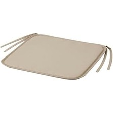 Gri-Bej Sandalye Minderi, 34X34X1 cm