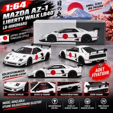 Sepetopia 1/64 Mazda Az-1 Liberty Walk LB40 Lb-Hinomaru (Adet Fiyatıdır)