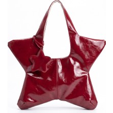 Bahels Staria Cherry Yıldız Charmlı Tote Omuz Çantası