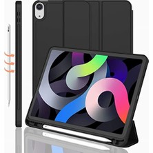 iPad Air 11INÇ M4/m3/m2 2026-2024 ile Uyumlu Kalem Bölmeli Smart Tablet Kılıfı