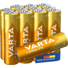 Aydogan's Longlife Aa Alkalin Kalem Pil, Lr6, 1,5 V, 12'li Paket