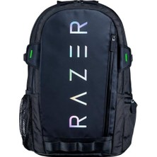 Rogue V3 Sırt Çantası (15,6") - Kompakt Seyahat Çantası (15 Inç'e Kadar Dizüstü Bilgisayar Bölmesi, Aşınmaya Dayanıklı, Polyester Dış Kılıf) Siyah/krom