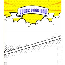 Comic Book Pro: Create Your Own Comic Book, Yellow With Fill In Blank Cover