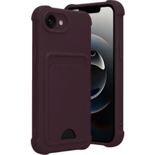 Bezos Professional iPhone 16E Kelvin Kartvizitli Silikon - Derin Mor