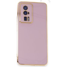 Bezos Professional Poco F5 Pro Kılıf Volet Silikon - Mor