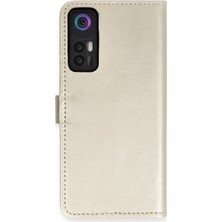 Bezos Professional Tcl 30 Kılıf Trend S Plus Kapaklı Kılıf - Gold