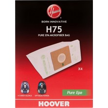 Aydogan's H75 Elektrikli Süpürge Torbaları, Mikrofiber, Epa, Thunder Space, A Cube Silence ve Optimum Power Elektrikli Süpürgelerle Uyumlu, 4 Adet