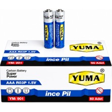 Aydogan's Aaa R03P 1.5V Carbon Super Power 60’lı Paket Ince Kalem Pil