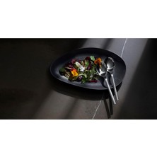 Aydogan's Nuova Salata Servis Seti, 30 Cm, Büyük Boy, Salata Çatalı ve Servis Kaşığı, Cromargan® Yüksek Kaliteli Parlak Paslanmaz Çelik, Bulaşık Makinesinde Yıkanabilir