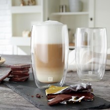 Aydogan's Sorrento Çift Camlı 2'li Latte Macchiato Bardak Seti, 350 ml