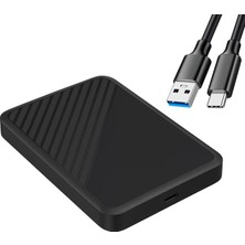 Aydogan's CR44 Type-C 3.1'den USB 3.0'a 2.5” Hdd/ssd Harici Disk Kutusu Tak-Çalıştır, 6tb Destekli, Aletsiz Kurulum, LED Göstergeli, Windows ve Mac Uyumlu