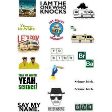 Aydogan's Breaking Bad Dizisi Sticker Seti - Telefon, Bilgisayar ve Diğer Yüzeylere Uygun