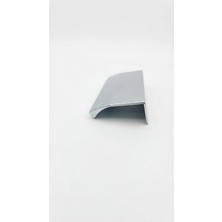 Dizaynaks Alüminyum Kulp Radüslü Arkadan Vidalı Krom 10 cm
