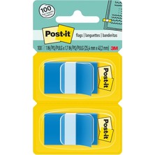 Aydogan's Bayraklar, 50/dispenser, 2 Dispenser/paket, 1" Geniş, Parlak Mavi (680-BB2)