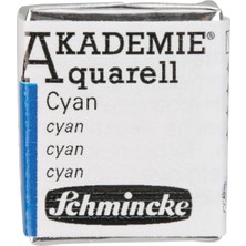 Aydogan's Akademie Aquarell Yarım Tablet Sulu Boya 488 Cyan