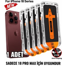 Nexiva iphone 18 Pro Max ile Uyumlu Aparatlı Hayalet Ekran Koruyucu Tam Kaplama 5d