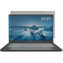 Msi Prestige 14 A12SC 15.6 Inç Uyumlu Hayalet Ekran Koruyucu, Anti-Spy Gizlilik, 9h Temperli Nano Kırılmaz Esnek Cam 16:9