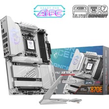 MSI Msı Mpg X870E Edge Tı Wıfı7 Ddr5 Hdmı-Dp Typec Pcıe 5.0 Am5 Atx Beyaz