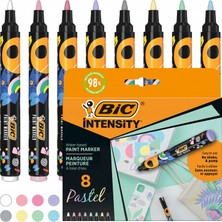 Bic Paint Marker Keçeli Kalem Pastel Renk Pembe