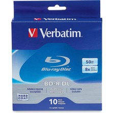 Aydogan's Bd-R 97335 Blu-Ray Medya Diski, 50 Gb, 8 x Yazılabilir, Çift Katlı, 10 Adet