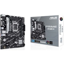 Asus Prıme B760M-K Ddr5 HDMI Dp Pcıe 16X V4.0 1700P Matx