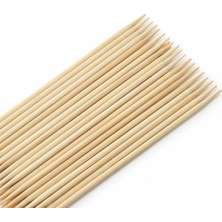 Aydogan's 100 Adet Ahşap Şiş 30 cm – Ince Bambu Çöp Şiş | Mangal, Izgara ve Sunum Şişi