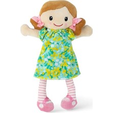 25 cm Yıkanabilir Bez Bebek Sevimli ve Sevimli Çiçekli Elbise; Nellie, Yaş 0+