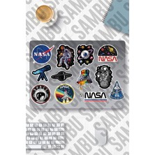 Aydogan's Nasa Uzay Temalı Sticker Etiket Seti - Laptop Notebook Telefon