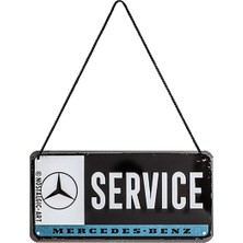 Aydogan's 28030 - Mercedes-Benz - Servis, Sac Levha, Asma Levha, Kapı Levhası, Kordon Dahil, 10 x 20 cm
