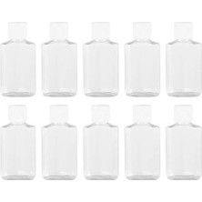 20 Adet 60 ml Şeffaf Plastik Boş Şişe Kapağı, Kozmetik ve Seyahat Için