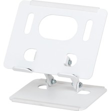 Aydogan's Çelik Tablet Standı Tablet Tutucu Stant Ergonomik Katlanabilir Tablet Standı Çelik Stant (Beyaz)
