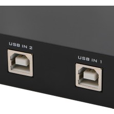 Aydogan's 2 Port Yazıcı Printer USB Çoklayıcı Switch Splitter Hub