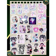 Aydogan's Needy Streamer Overload Ame-Chan x Kangel Sticker Set, 25 Pieces, Waterproof, A5 Sheet, 3-5 cm Anime Decals