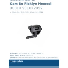 Yerli Fıat Doblo Cam Su Fıskıye Memesi 2010 > 2022, 735277664, Sağ/sol Aynı