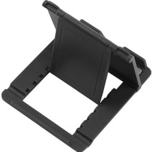 Aydogan's Univarsal Masa Üstü Tablet Standı 5 Farklı Açıda Ayarlanabilir Yan Veya Düz Konum Alabilen, Telefon ve Tablet Standı Fold Stand (Siyah).
