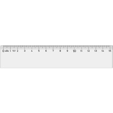 Aydogan's Şeffaf Cetvel 15CM