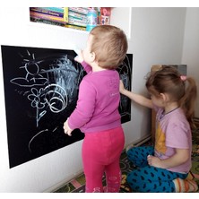 Aydogan's Büyük Boy Yapışkanlı Kara Tahta Tebeşir Hediyeli 100X30CM