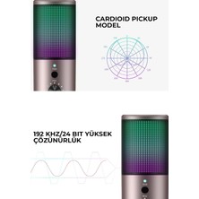 Aydogan's Gamenote GK61 Rgb Gaming Profesyonel Oyuncu Yayıncı Mikrofonu