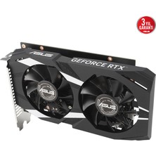 Asus RTX3050 6gb Dual RTX3050-O6G Gddr6 96BIT HDMI DVI Dp Pcıe 16X V4.0