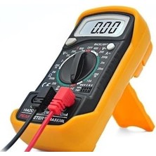 Kablo, XL830L Dijital Multimetre Ölçü Aleti Volt Amper Ölçer Pil