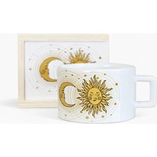 Aydogan's Tarot Ay ve Güneş Tasarımlı Kutulu Kupa