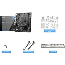 MSI Msı Pro H610M-E Ddr4 M2 Pcıe Nvme HDMI Pcıe 16X V4.0 1700P Matx