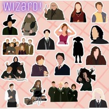 Aydogan's Harry Potter - Wizard Sticker Seti | Laptop Notebook Telefon Etiket Journal