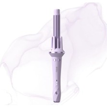 Seramik Kaplama Otomatik Saç Maşası; 28 Mm, Mor, NV-388,3 Kademeli Isı Ayarı, 170/190/210 Derece