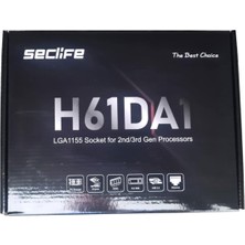 Seclife H61DA1 Ddr3 HDMI Pcıe 16X V3.0 1155P Matx