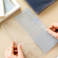 A5 Şeffaf Ajanda Defter Kılıfı, Spiralsiz ve Lastikli Modellerle Uyumlu