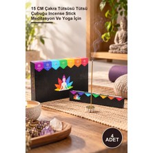Yenilig 4 Adet Ayurvedic 7 Chakra Tütsü – 15 cm Çakra Tütsüsü Tütsü Çubuğu Incense Stick Meditasyon ve Yoga Için