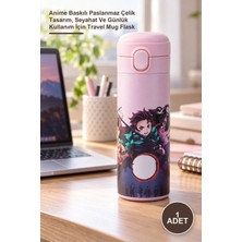 Yenilig 1 Adet Termos – Anime Baskılı Paslanmaz Çelik Tasarım, Seyahat ve Günlük Kullanım Için Travel Mug Flask